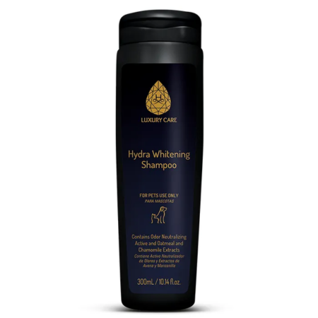 Shampoo Hydra Luxury Care blanqueador para perros, 250 ml