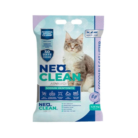 Arena sanitaria para gatos Neoclean con aroma a lavanda, 10 kg