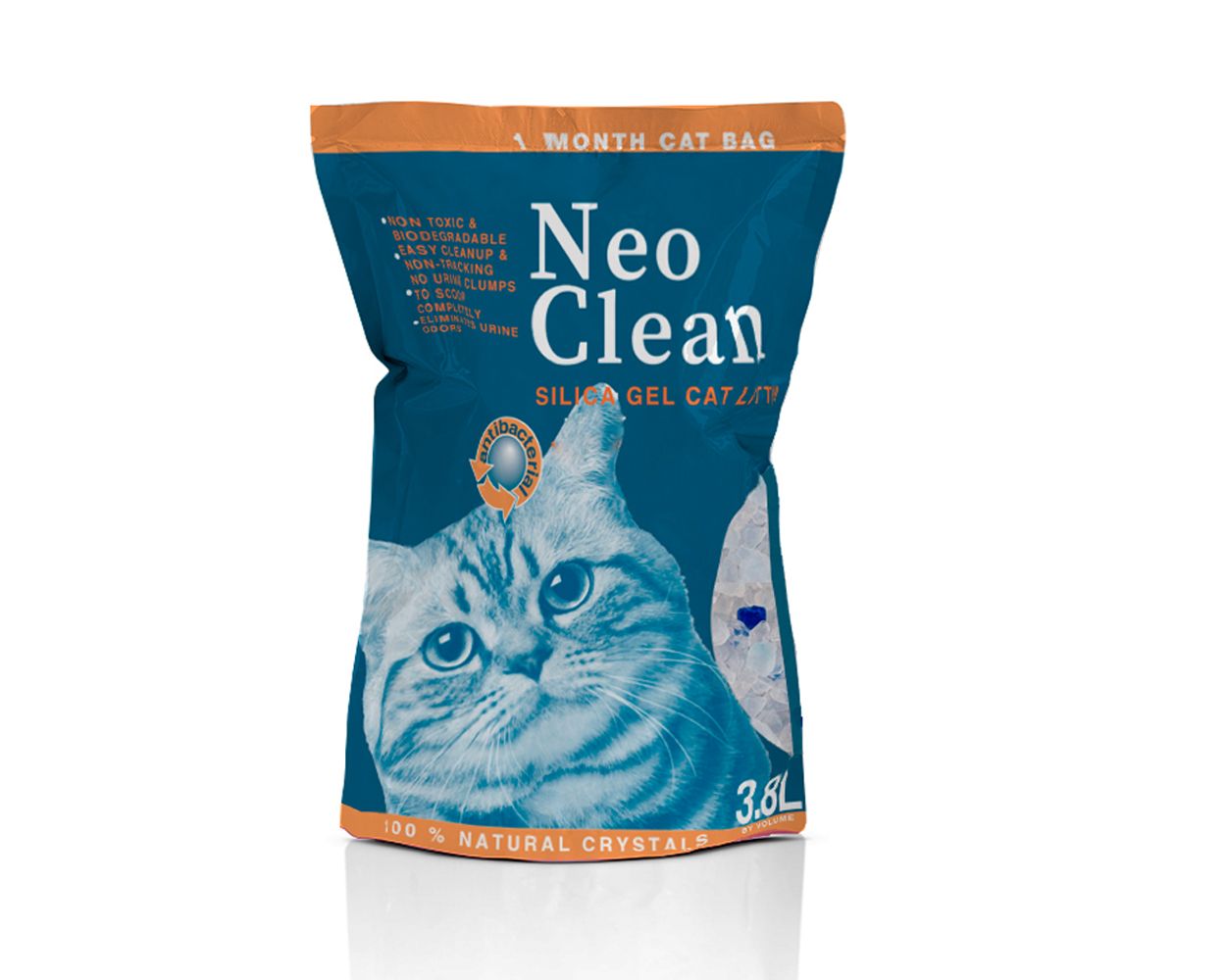 Gel sanitario Neoclean para gatos, 5 kg