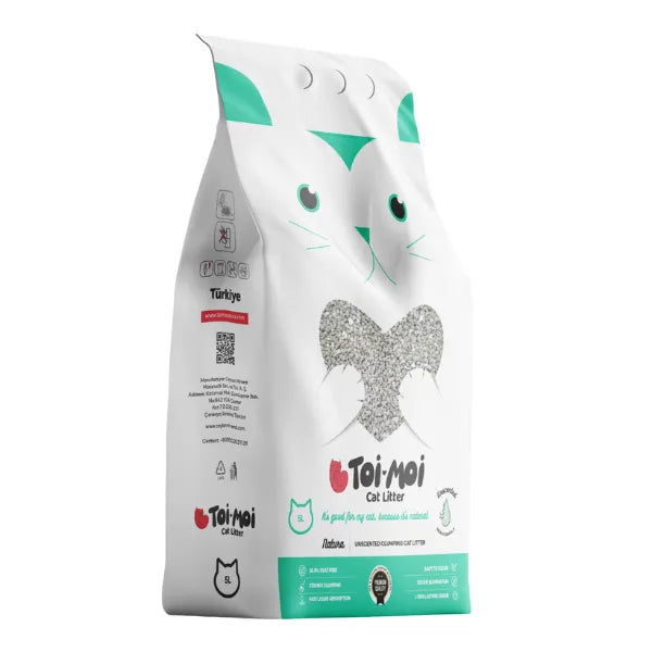 Bolsa de arena aglomerante Toi Moi Natural para gato