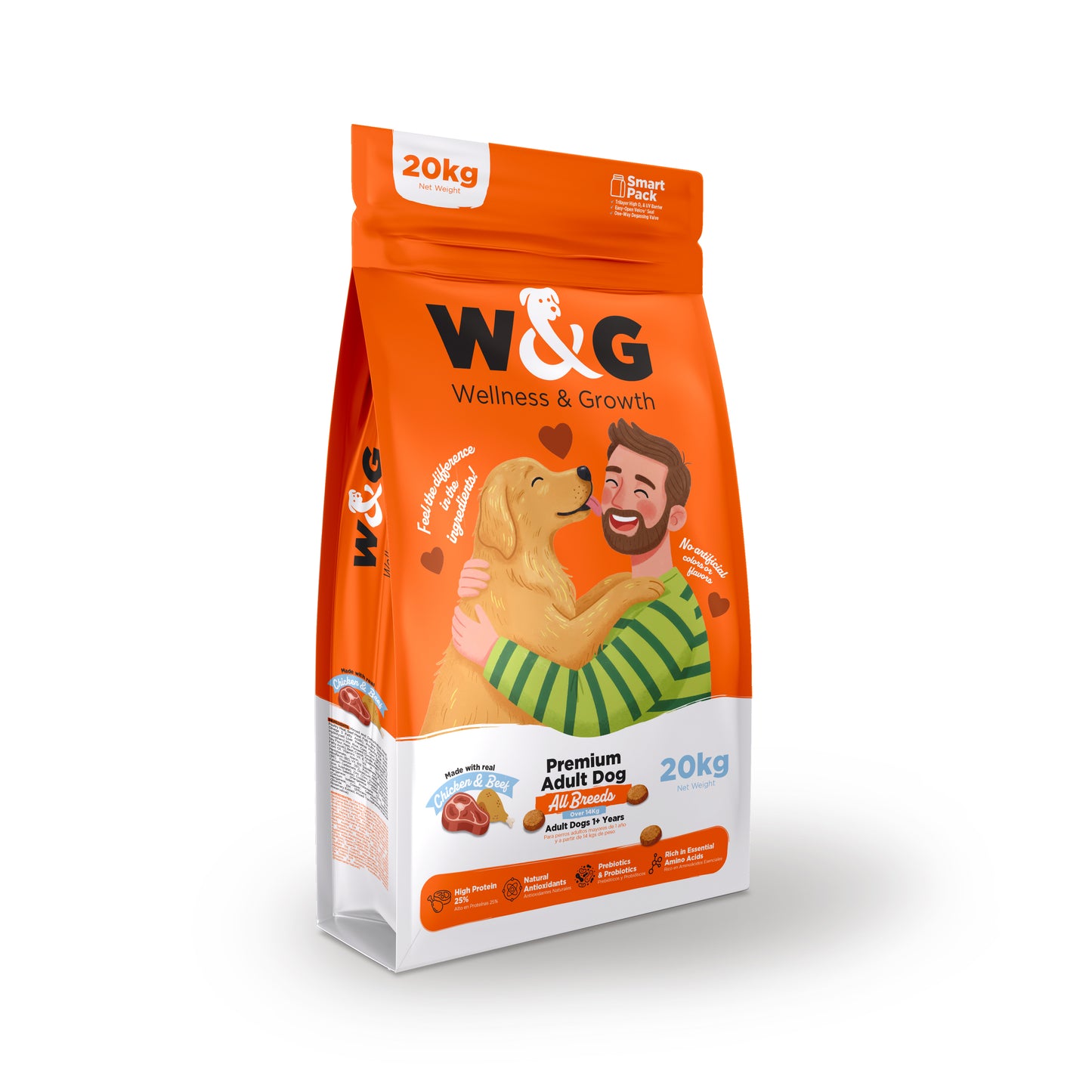 Weliness & Grow Perro Adutlo Todas las Razas 20 kg