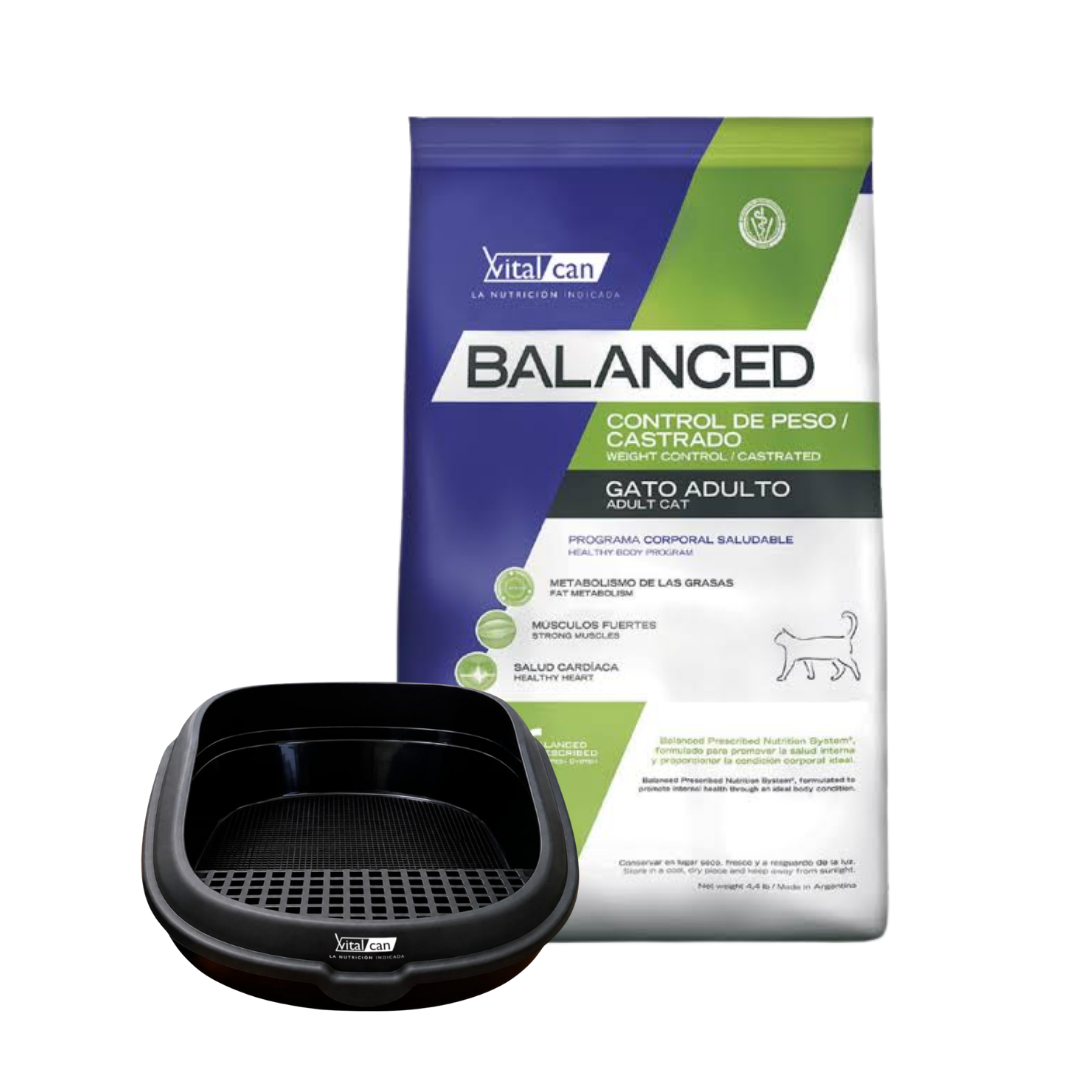 Balanced Gato Castrado 7,5 kg + Bandeja sanitaria de REGALO