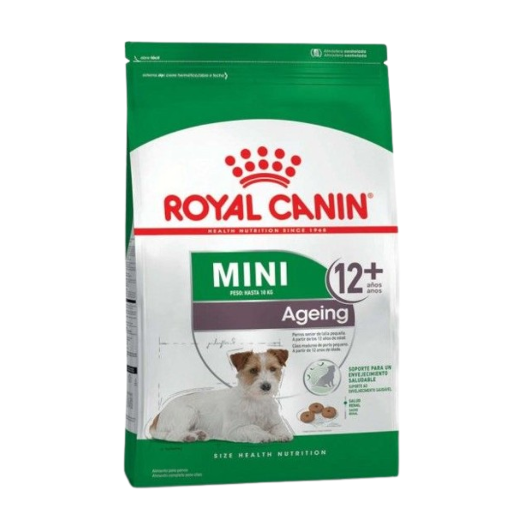 Bolsa de alimento Royal Canin Mini Ageing 12+ para perro adulto pequeño