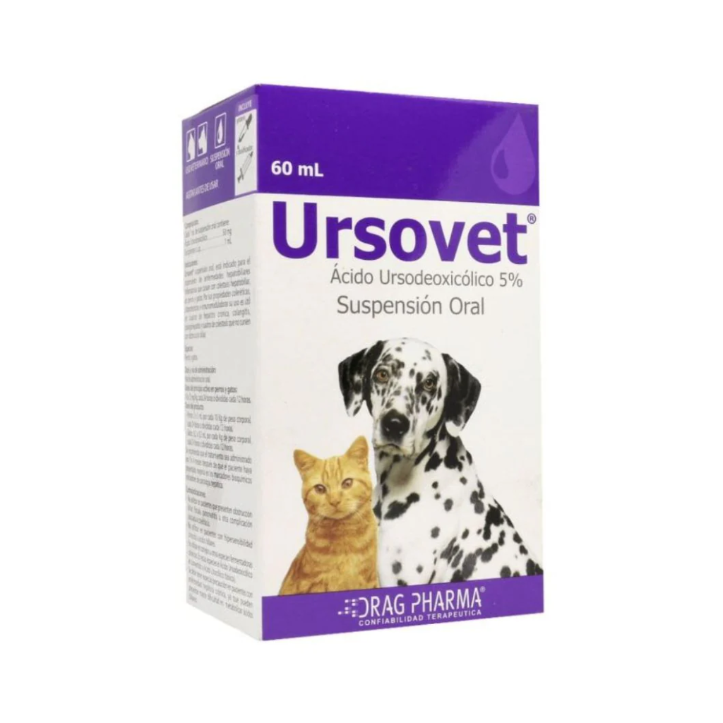 Caja de suplemento Ursovet para perros y gatos