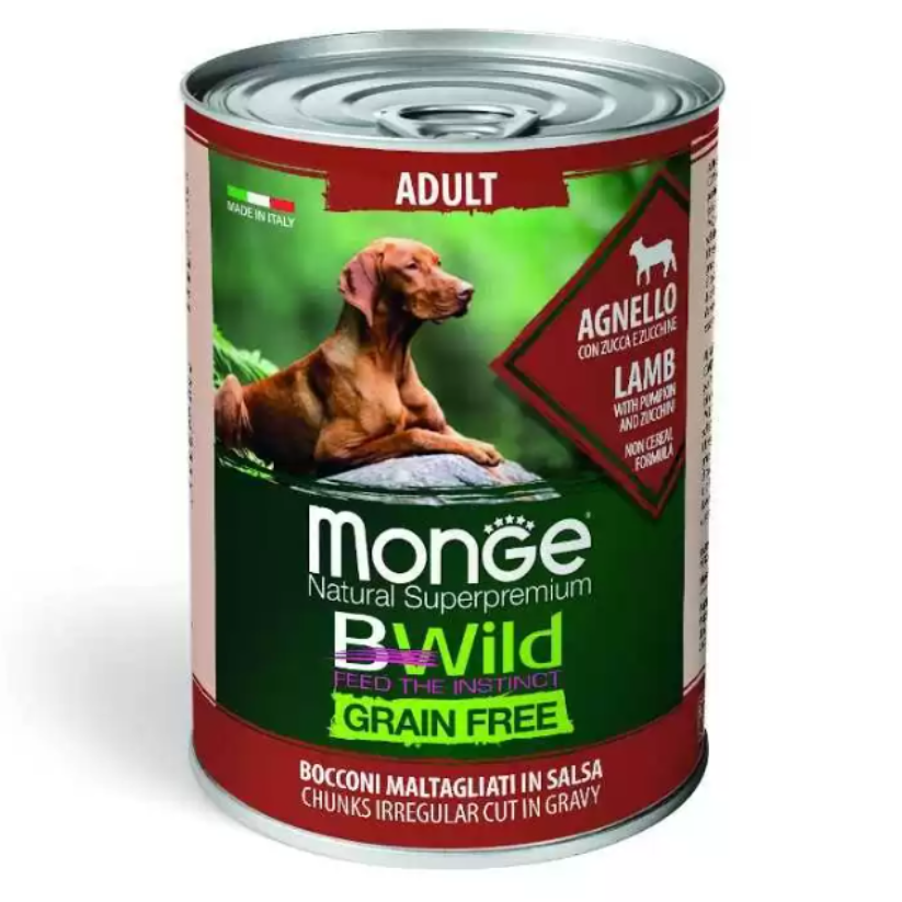 Monge BWILD Grain Free Lamb 400 g