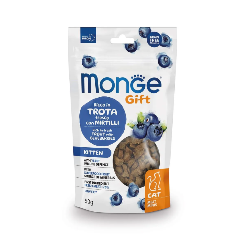 Snack Monge Gift Kitten Sabor Arándano