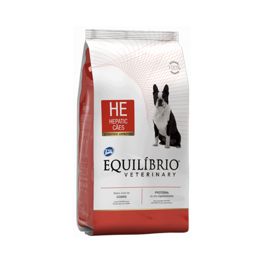 Bolsa de alimento Equilibrio Veterinary Hepatic para perro, 7,5 kg