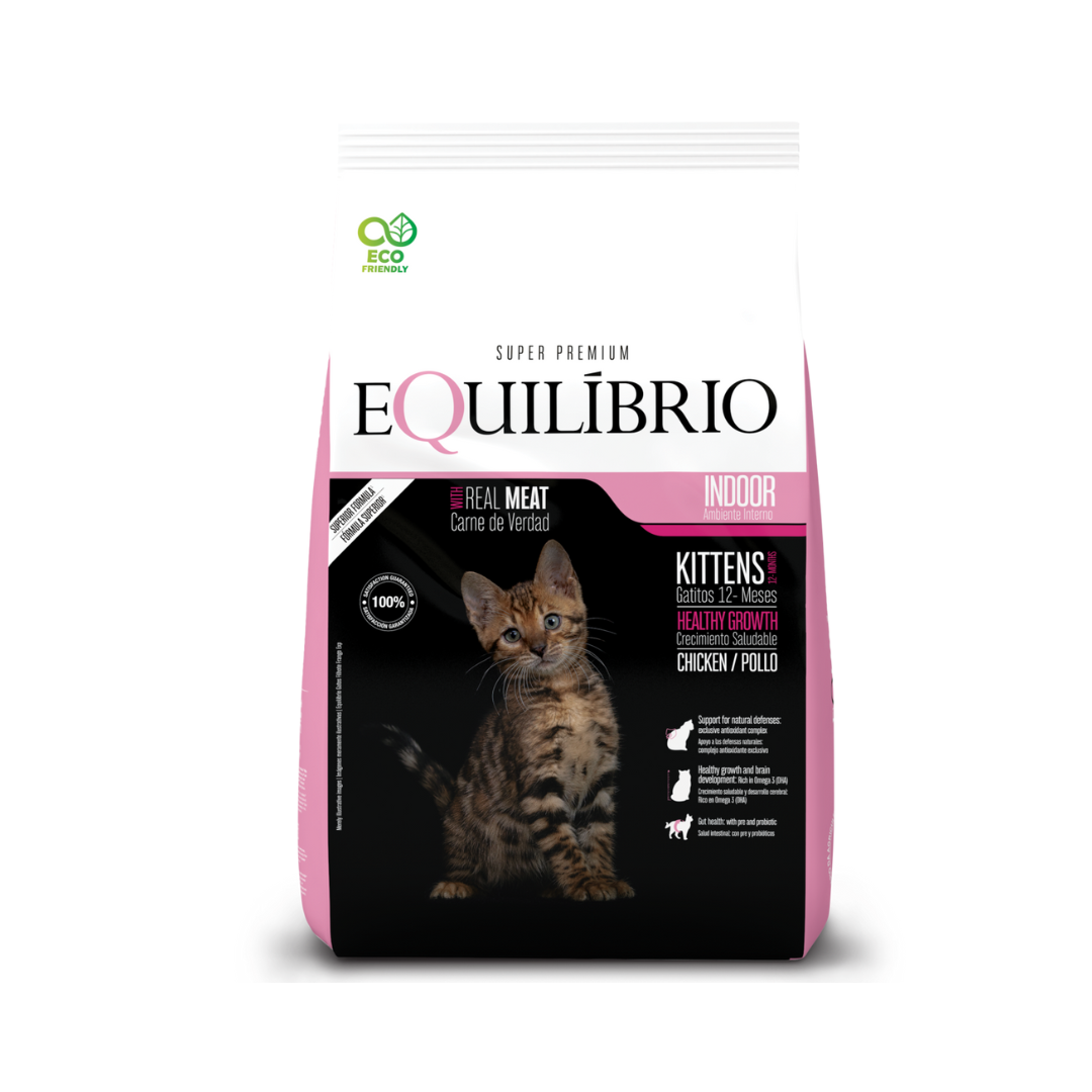 Bolsa de alimento Equilibrio para gato cachorro, 3 kg