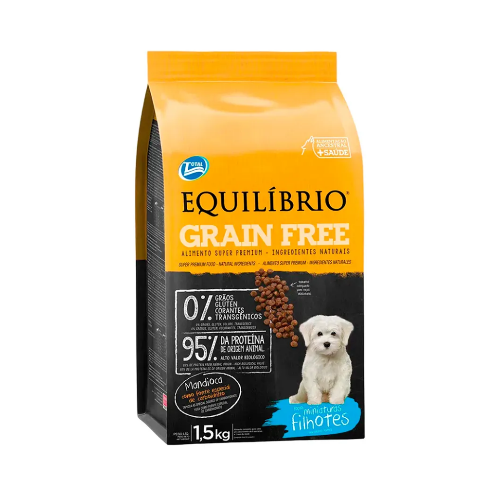 Equilibrio Grain Free Perro Cachorro Raza Pequeña 1,5 kg