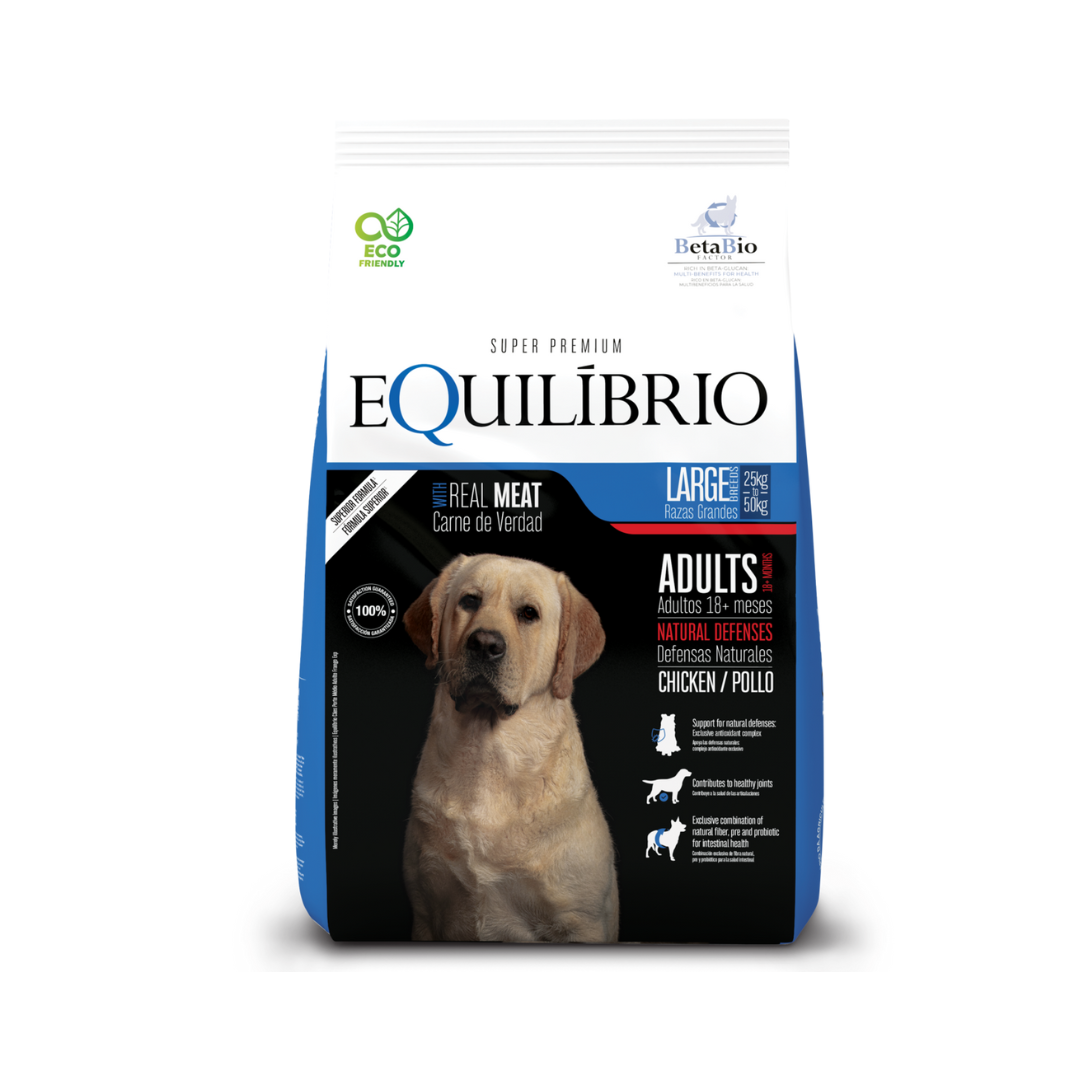 Bolsa de Alimento Equilibrio Perro Adulto Raza Grande