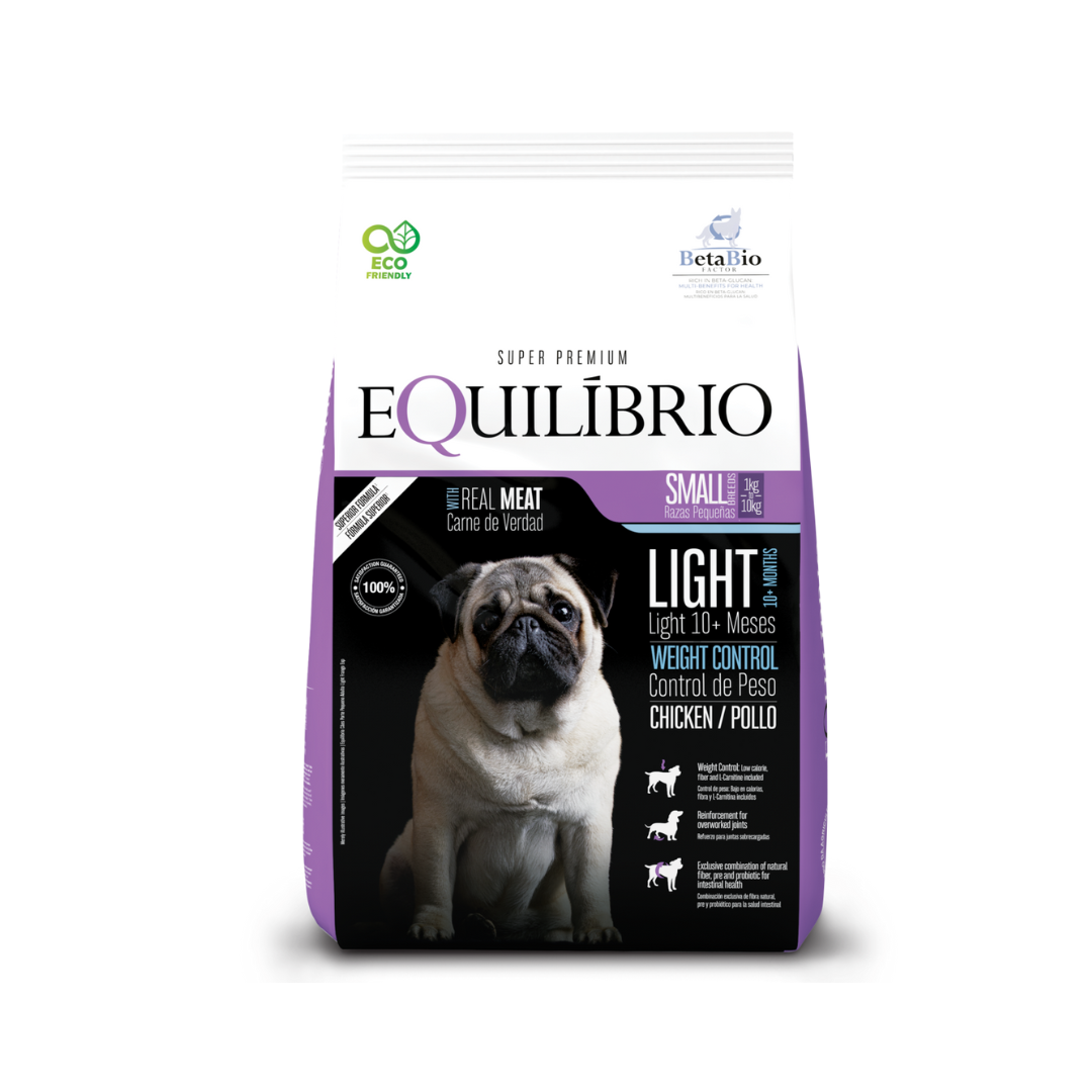 Bolsa de Alimento Equilibrio Perro Adulto Raza Pequeña Light