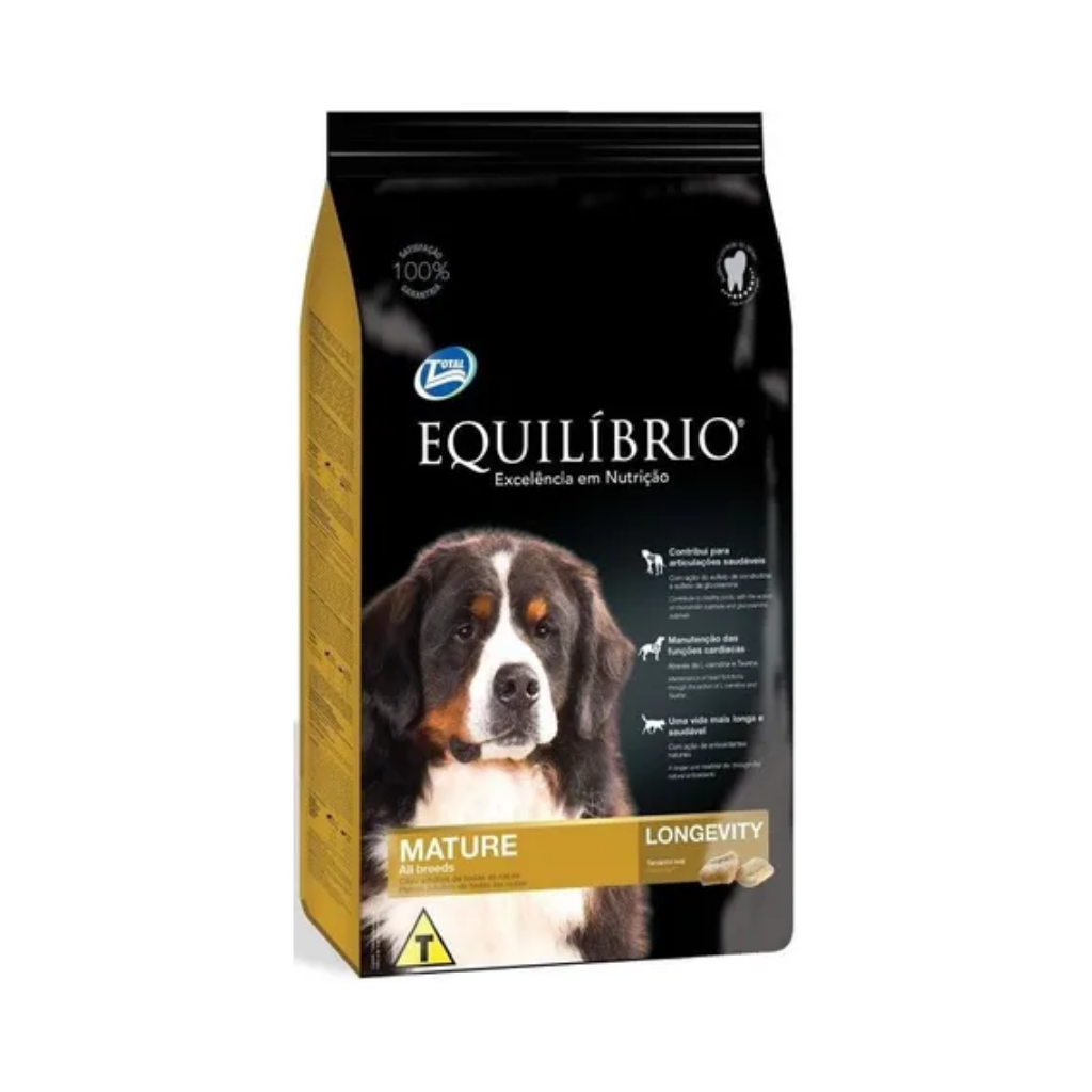 Bolsa de alimento Equilibrio Mature para perro de raza mediana y grande, 15 kg