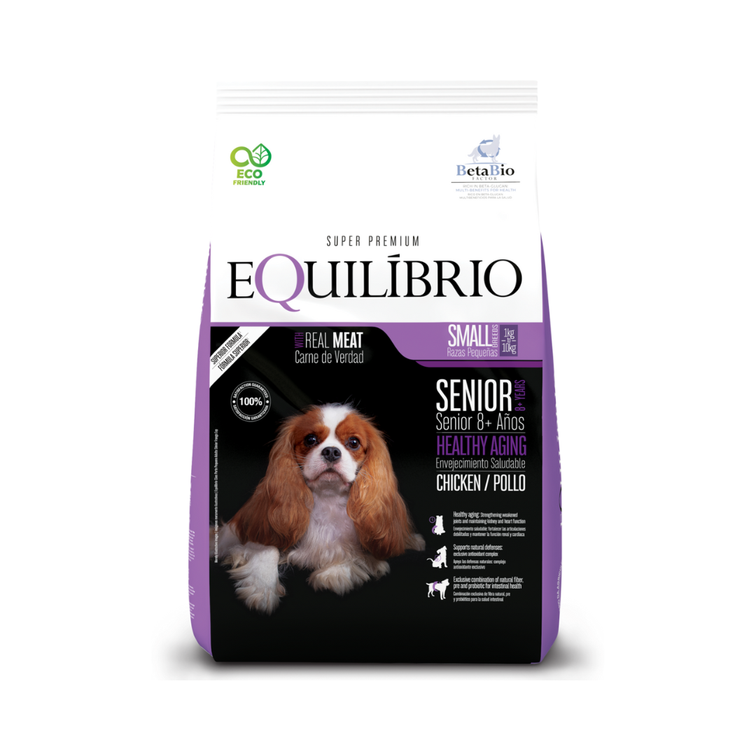 Bolsa de alimento Equilibrio para perro senior raza pequeña