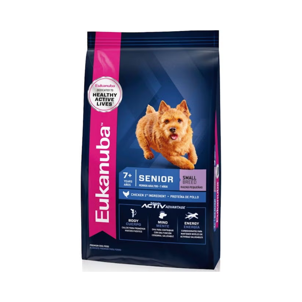 Bolsa de alimento Eukanuba Senior para perro de raza mediana, 15 kg + pelota de soga de regalo