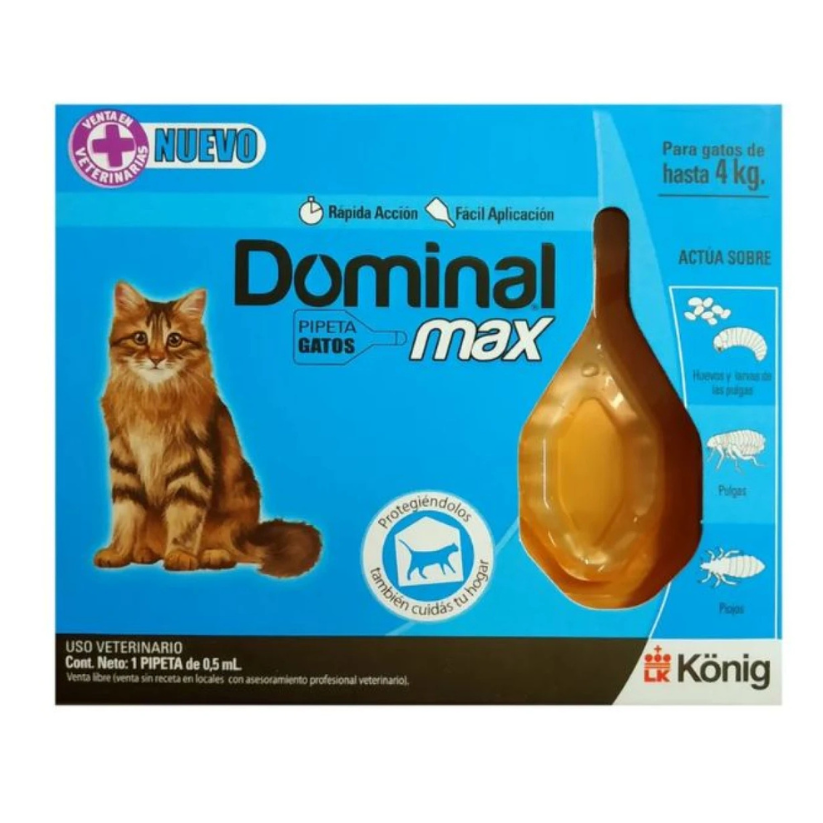 Pipeta Dominal Max Para Gatos