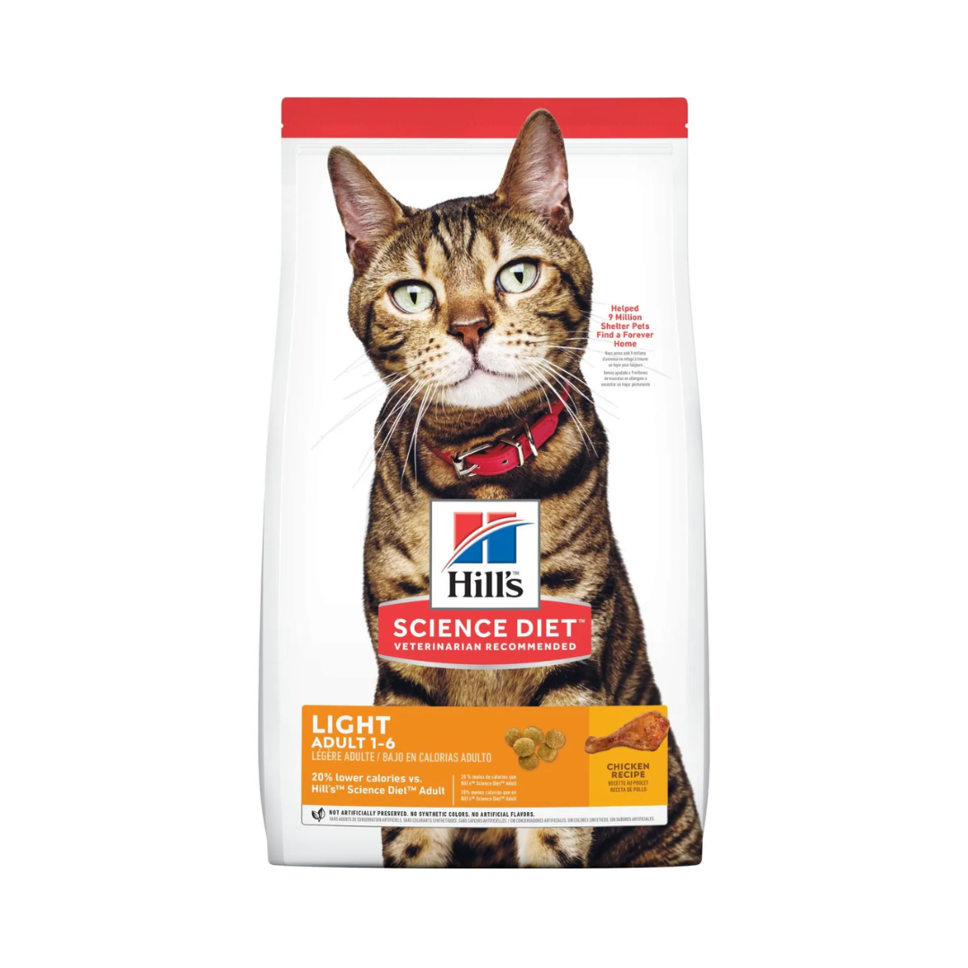 Bolsa de alimento Hills SD para gato adulto, Light, 7,5 kg