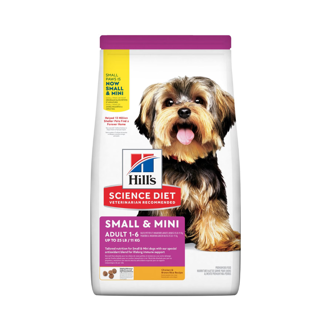 Bolsa de alimento Hills SD para perro adulto de raza pequeña, 3 kg