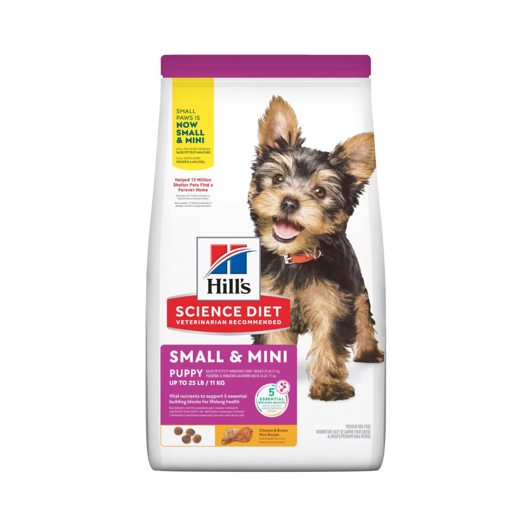 Bolsa de alimento Hills SD para cachorro de raza pequeña, 3 kg