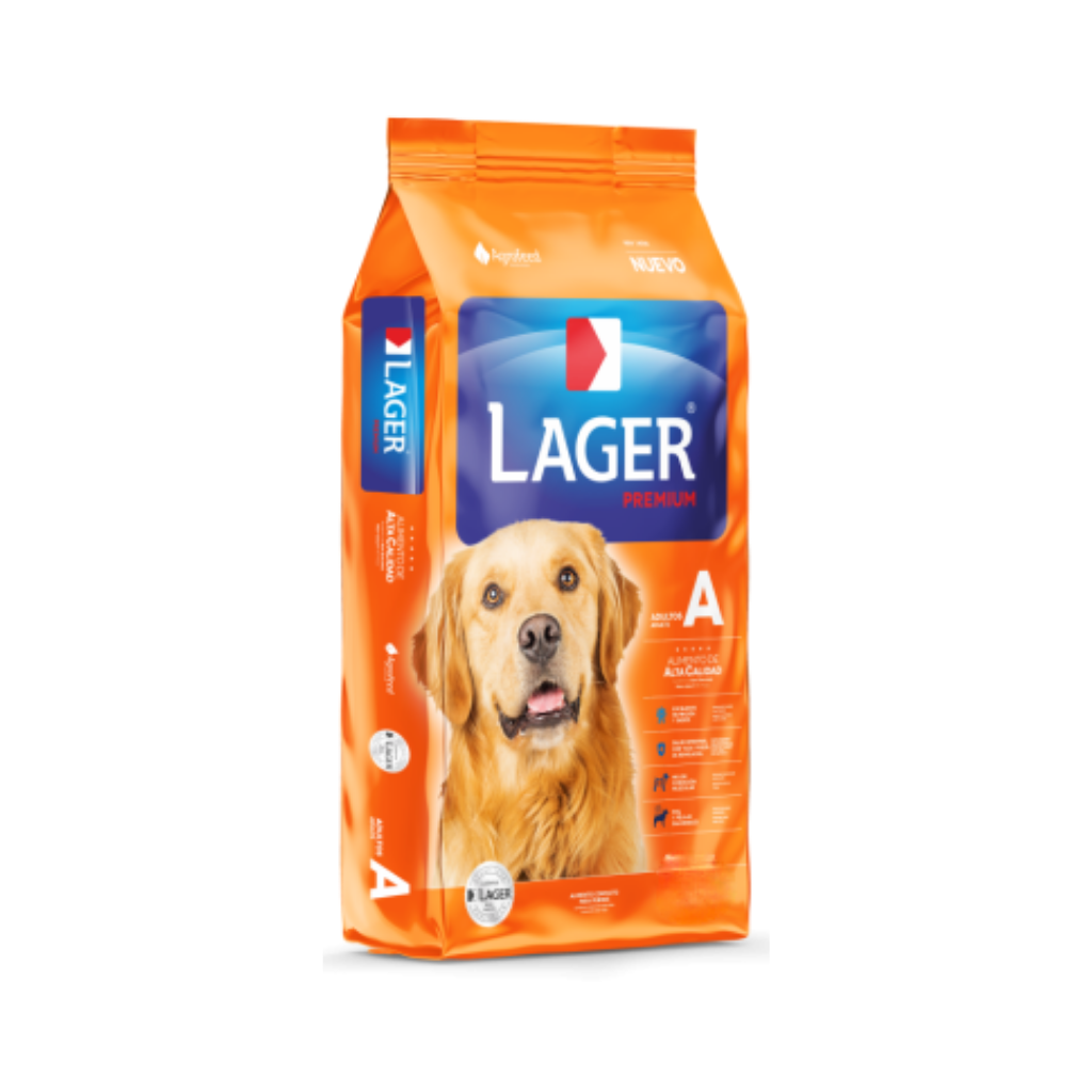 Bolsa de alimento Lager para perro adulto, 15 kg
