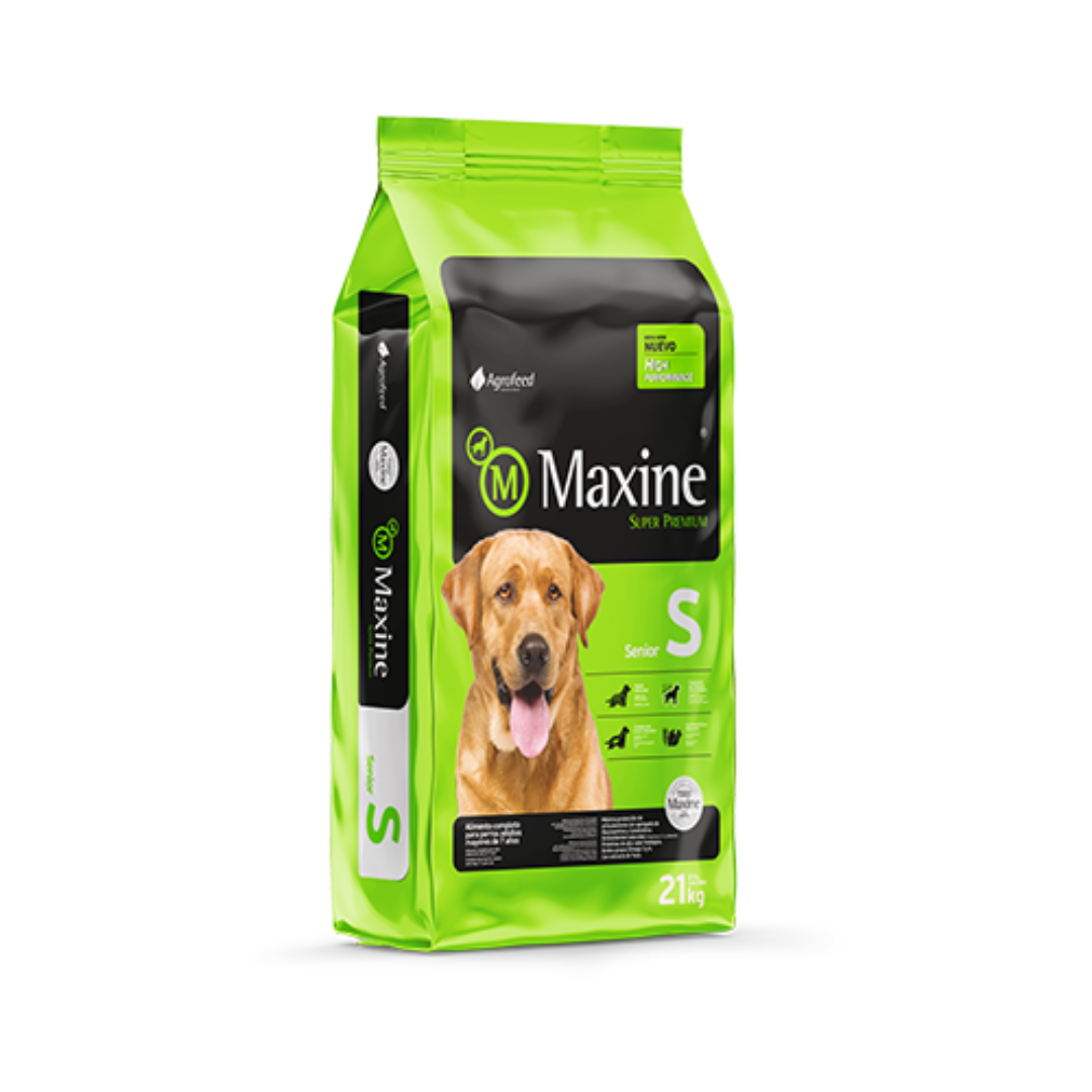 Bolsa de alimento Maxine para perro senior, 12 kg