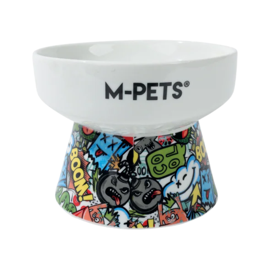 Comedero Inclinado de Cerámica Urban Style Mpets