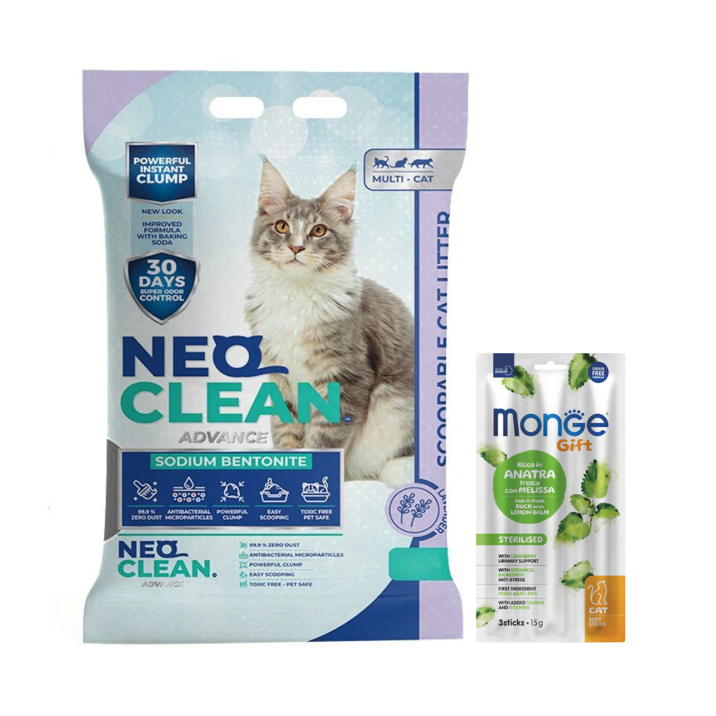 Neoclean Lavanda 8.3 Kg + Snack Monge Gato!