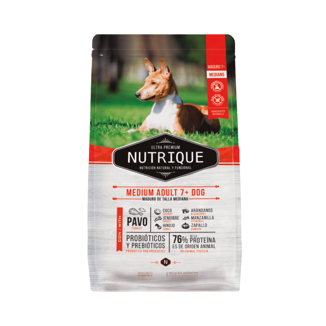 Nutrique Perro Adulto +7 Raza Mediana 12 kg
