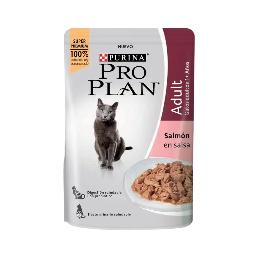 Pro Plan Gato Adulto Pouch Salmon 15 Unidades de 85 g