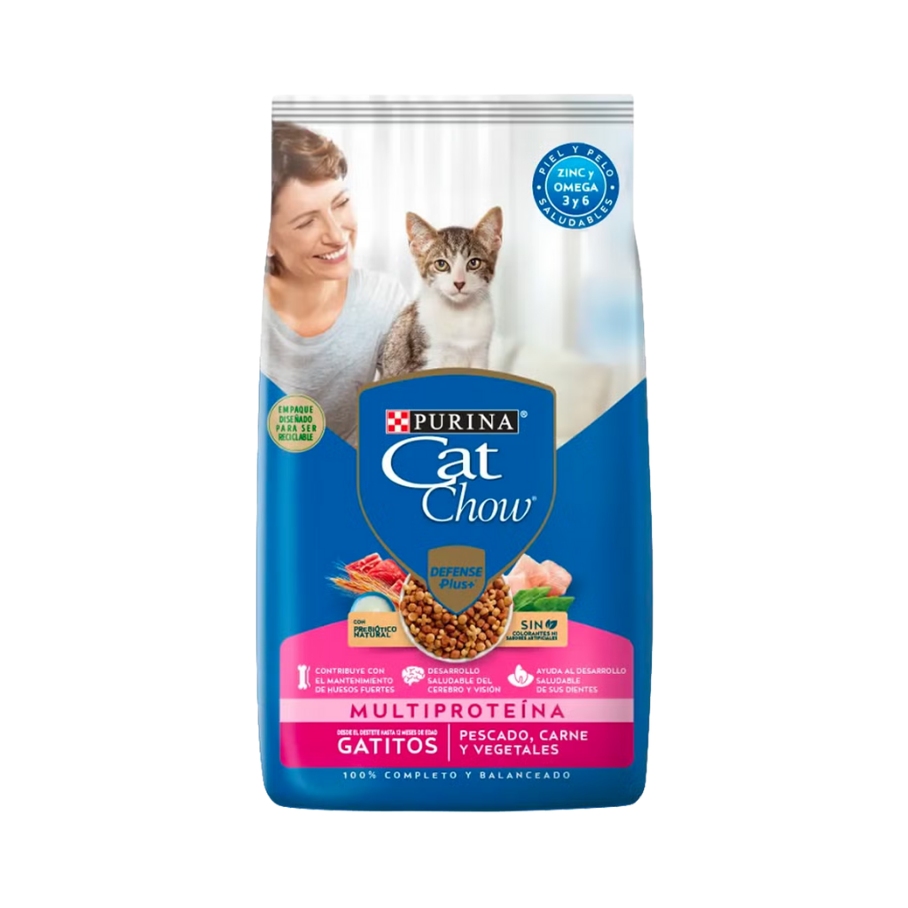 Cat Chow Gato Cachorro Sabor Pescado, Carne y Vegetales