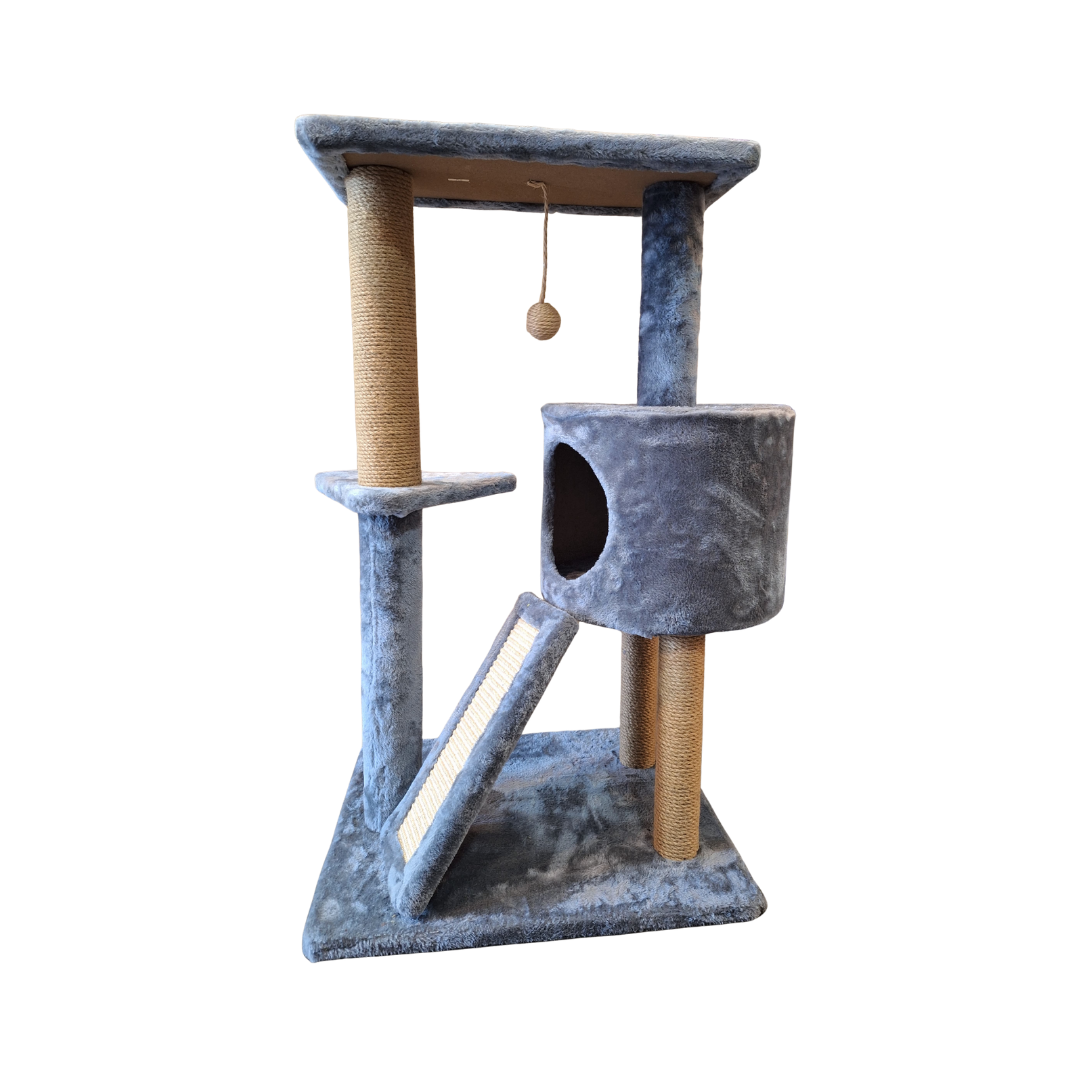 Cat Tree With Cave Y Ladder Pawise 85 cm de alto