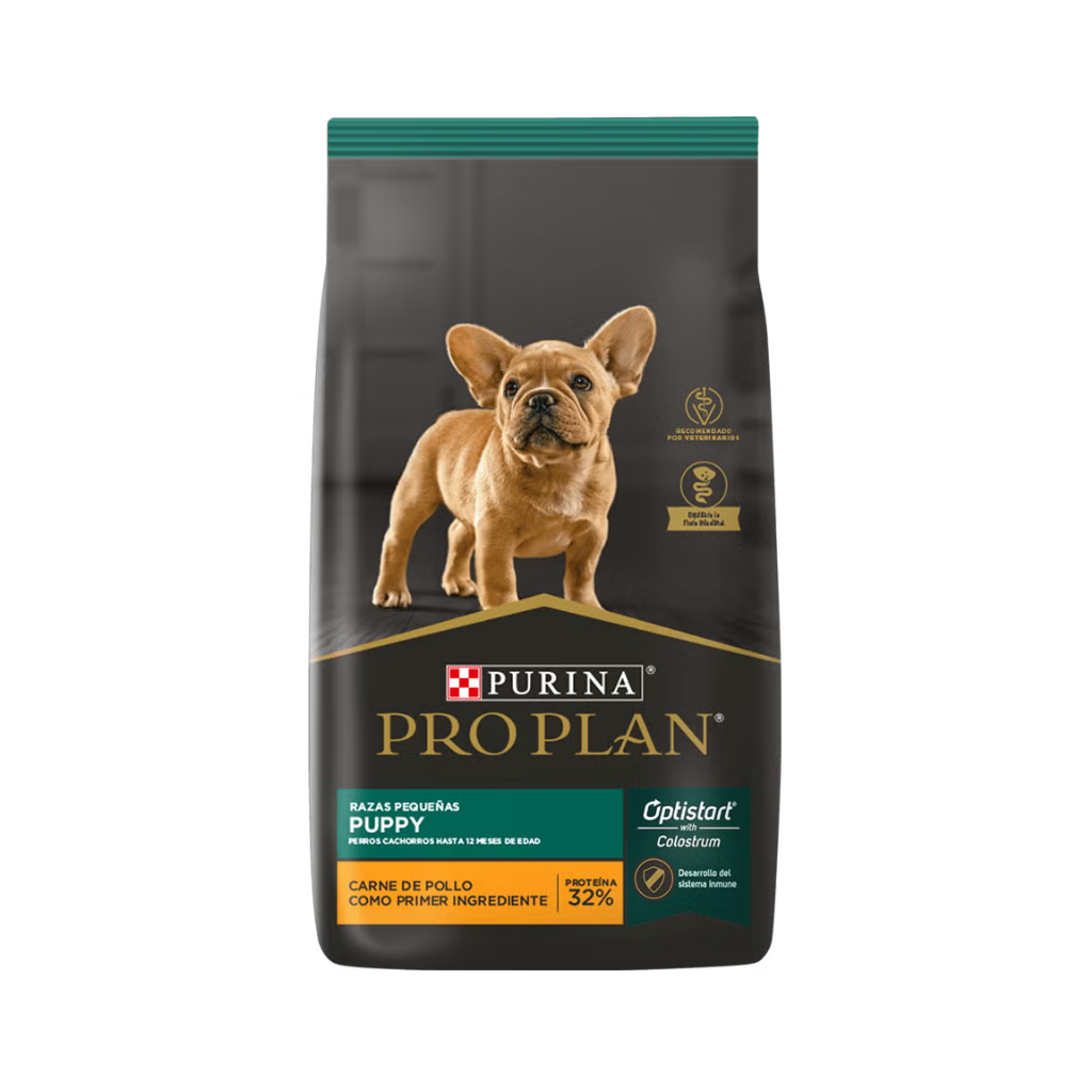 Bolsa de alimento Pro Plan para perro cachorro de raza pequeña