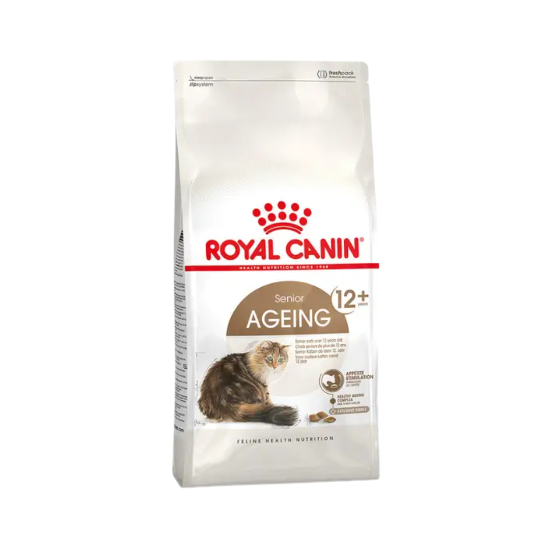 Bolsa de alimento Royal Canin para gato senior, Ageing 12+, 3 kg