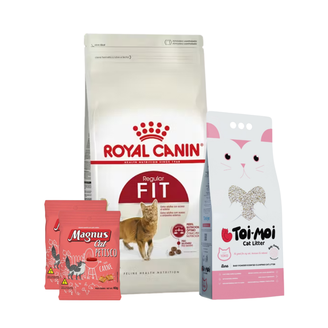 Royal Canin Gato Adulto 7,5 kg + 2 Snacks Magnus + Arena Toi Moi