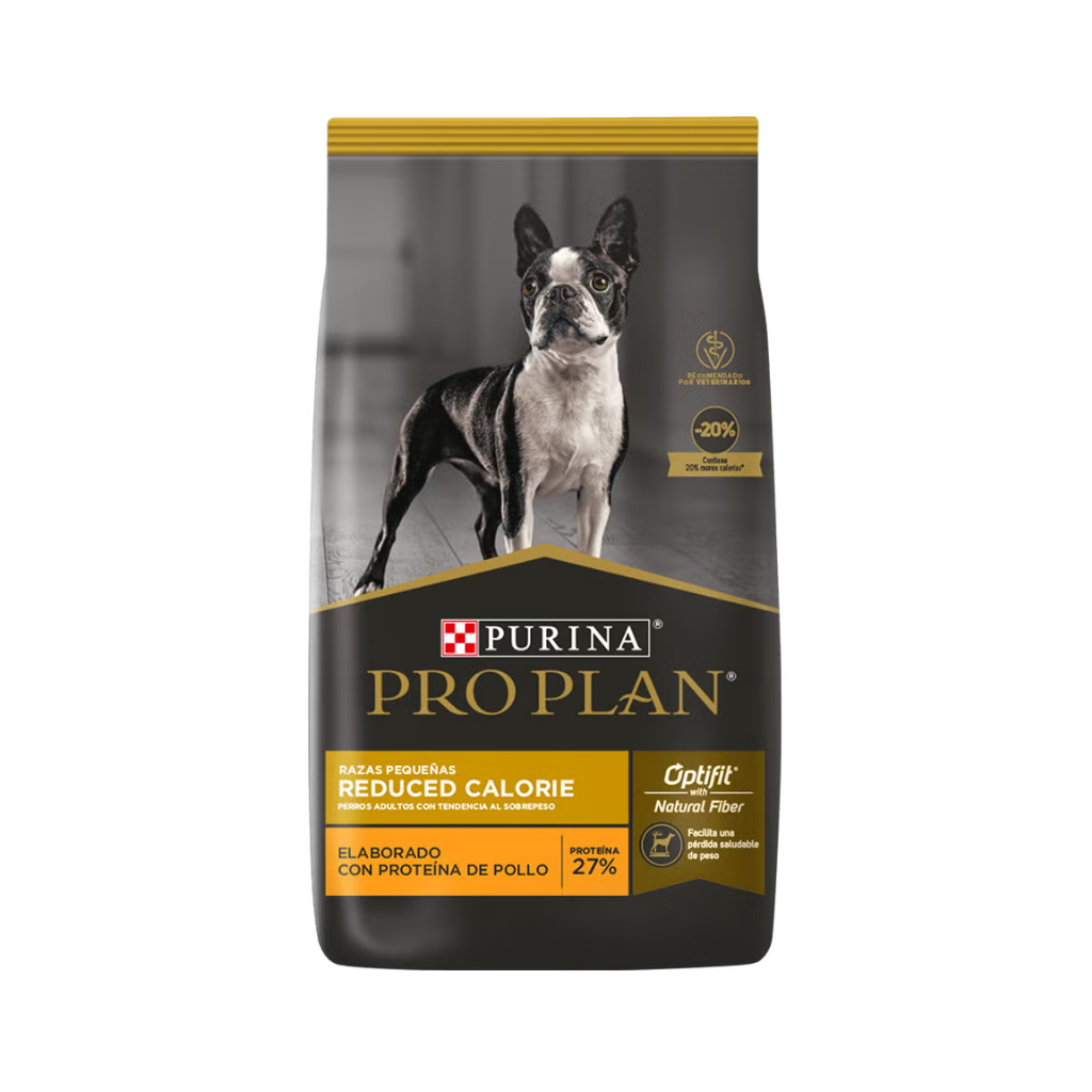 Bolsa de alimento Pro Plan para perro adulto de raza pequeña, reducido en calorías, 3 kg