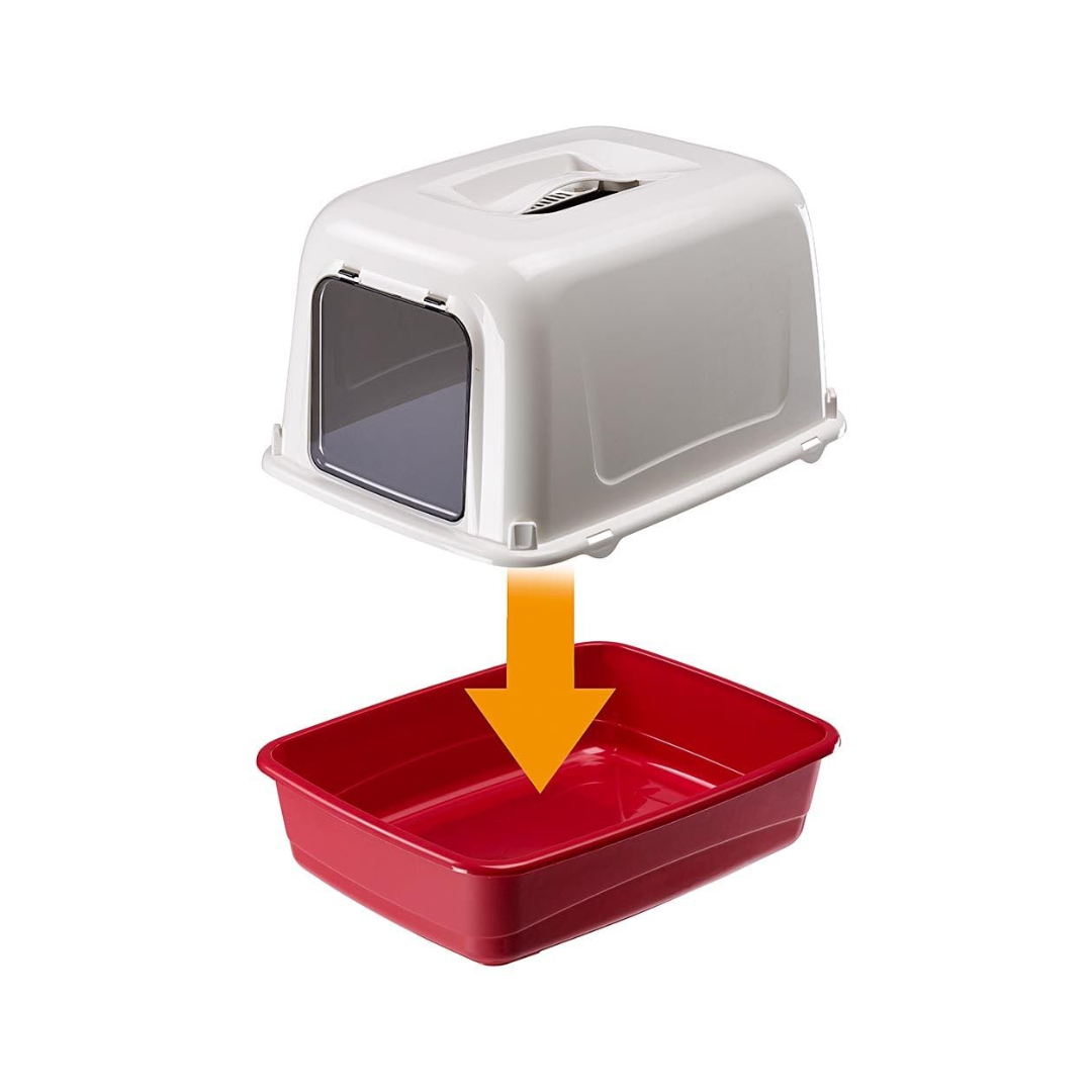 Sanitario para Gato Toilet Clear Cat 10 Rosso