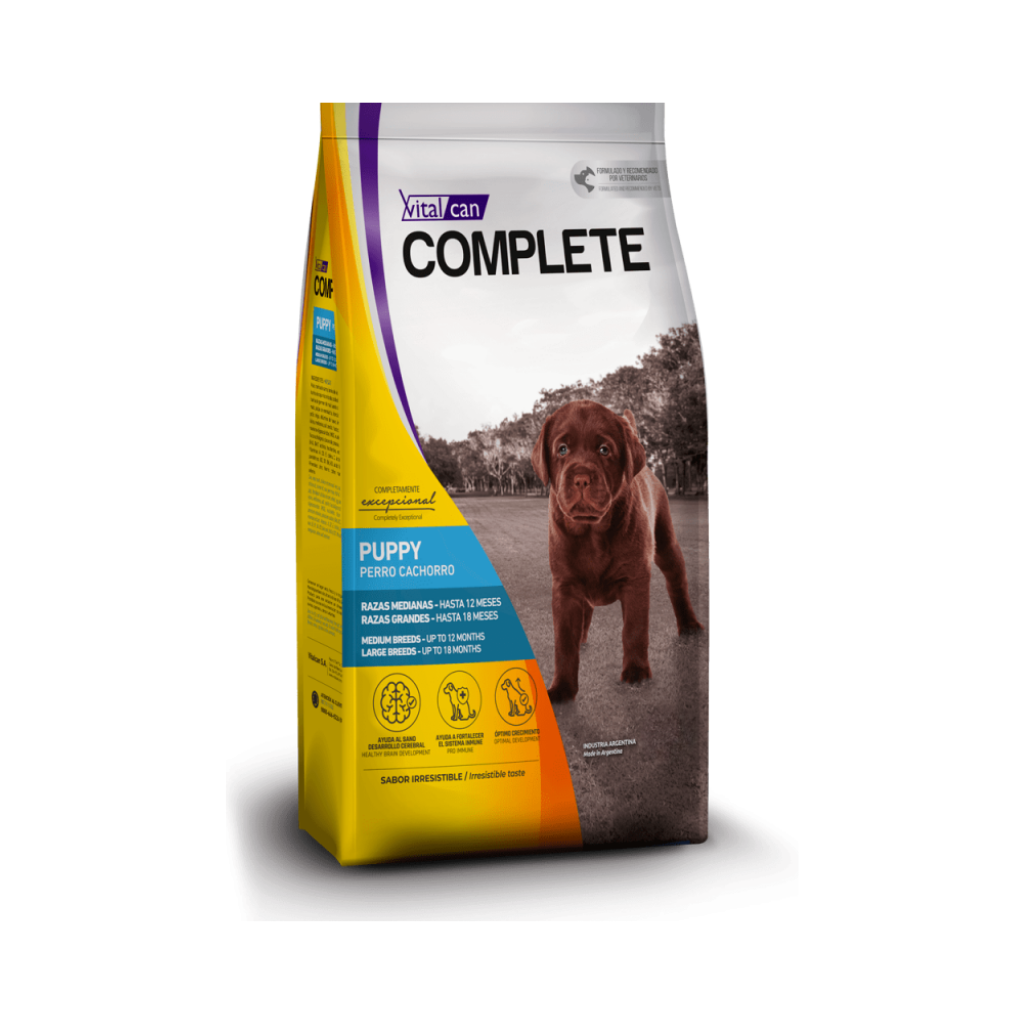 Bolsa de alimento Complete para cachorro de razas medianas y grandes, 7,5 kg