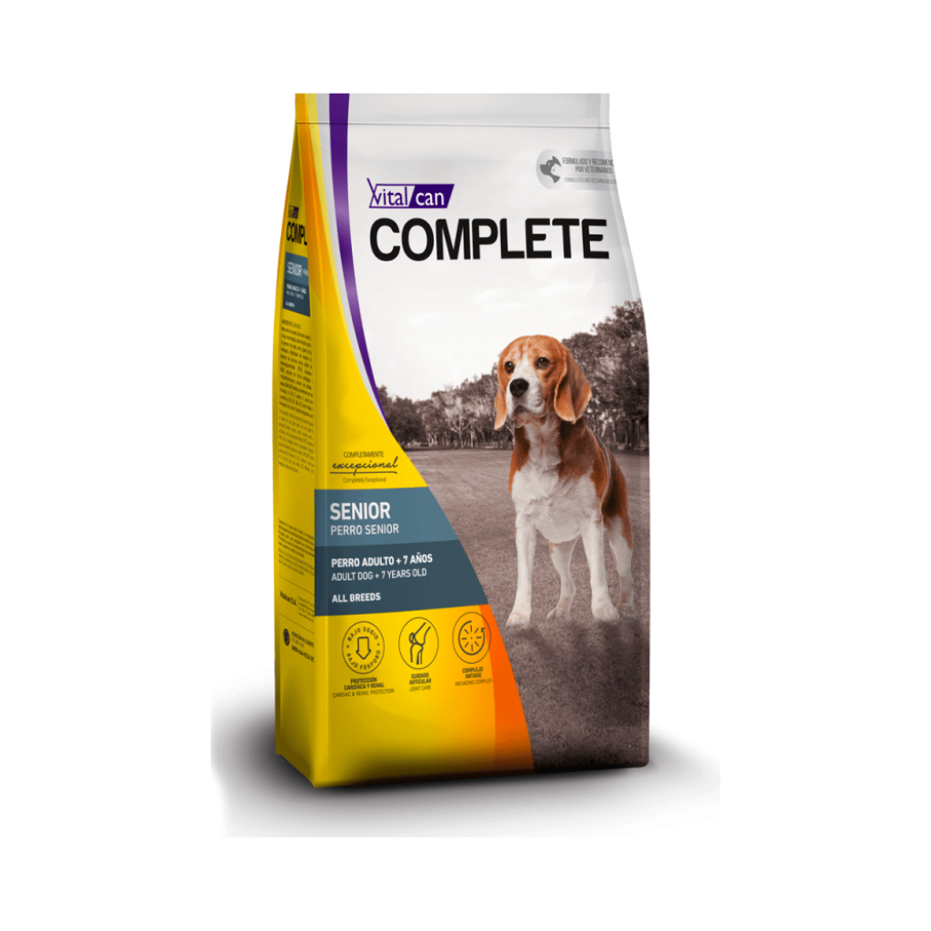 Bolsa de alimento Complete Senior para perro adulto mayor, 7,5 kg
