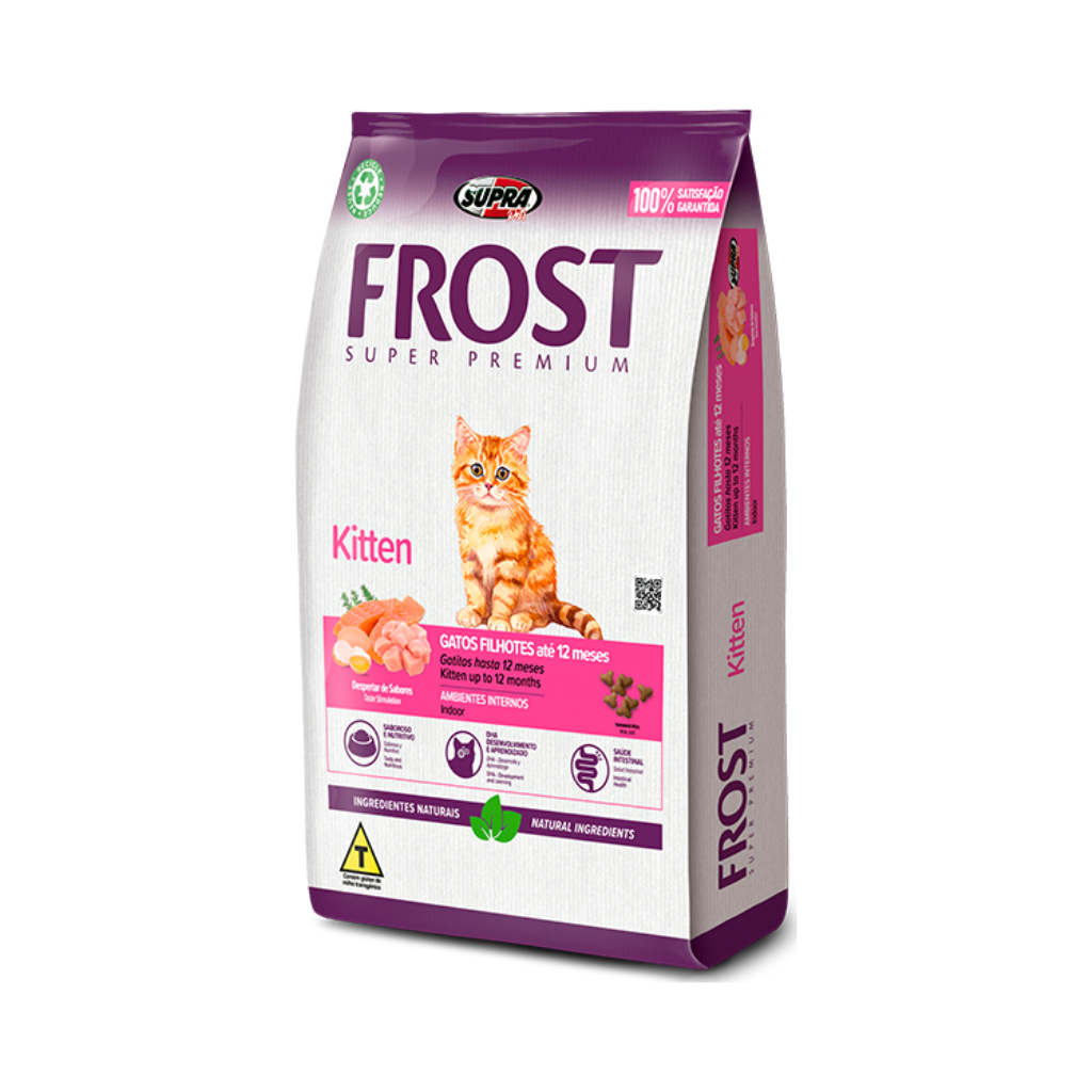 Bolsa de alimento Frost para gato cachorro, 2 kg