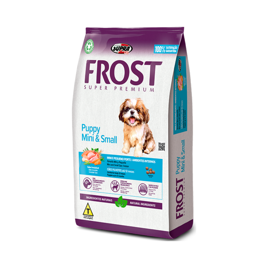 Bolsa de alimento Frost para cachorro de raza pequeña, 3 kg