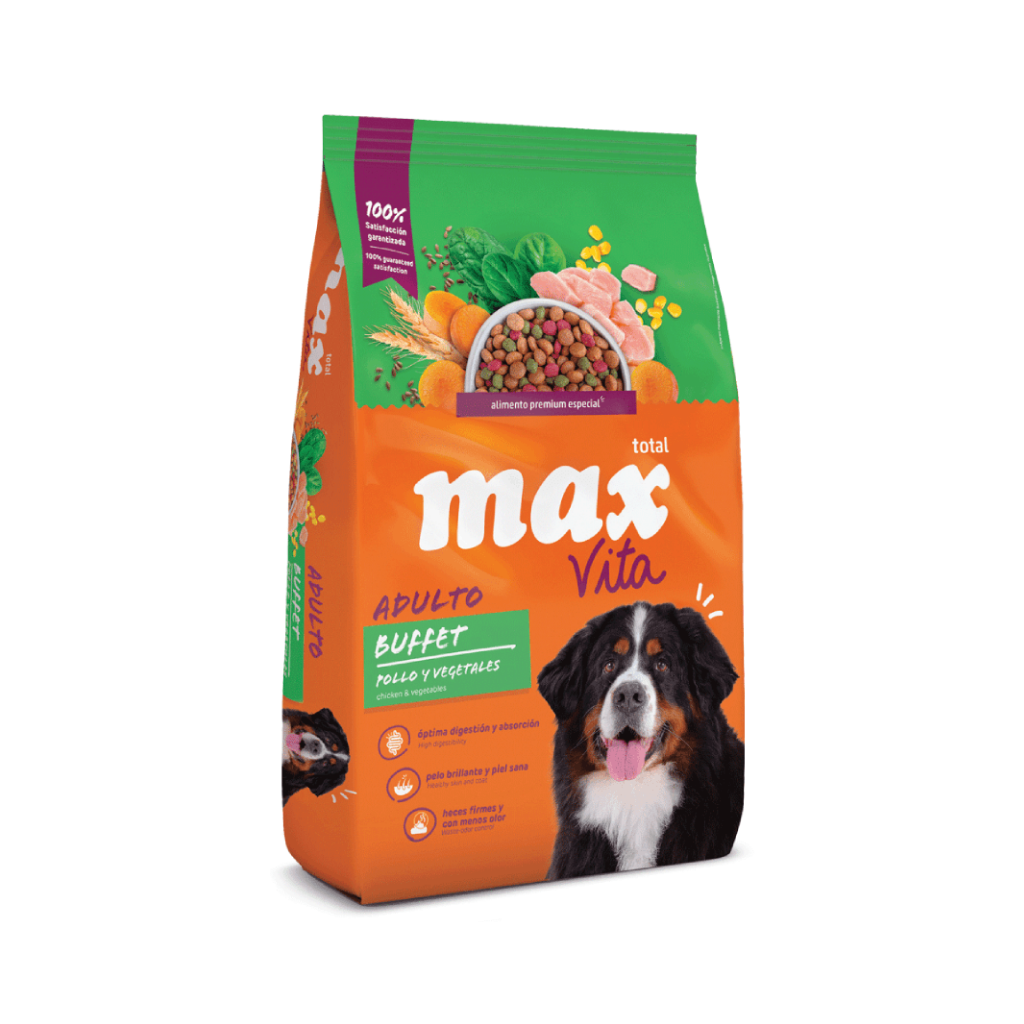 Bolsa de alimento Max Vita para perro adulto, 15 kg