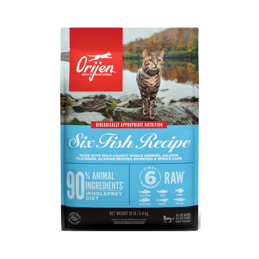 Bolsa de alimento Orijen para gato adulto, sabor Six Fish,