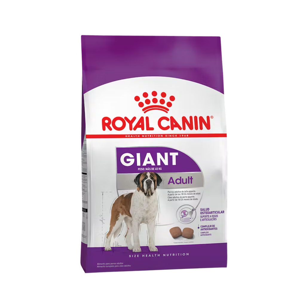 Bolsa de alimento Royal Canin para perro adulto raza gigante