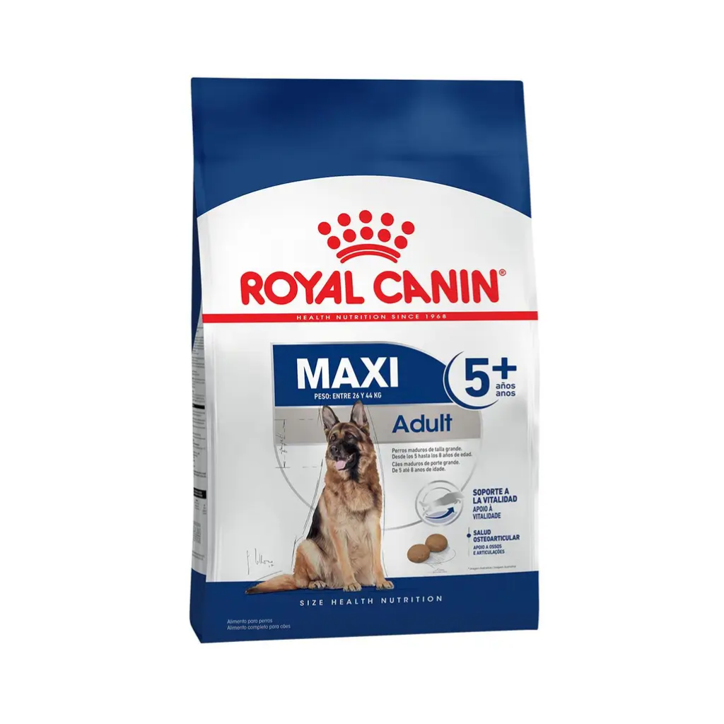Alimento Royal Canin Perro Maxi Adult 5+ Senior.