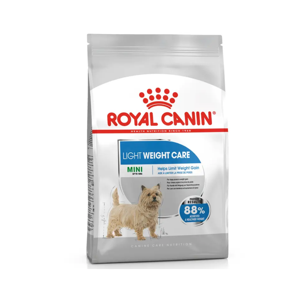 Bolsa de alimento Royal Canin Mini Weight Care para perro adulto