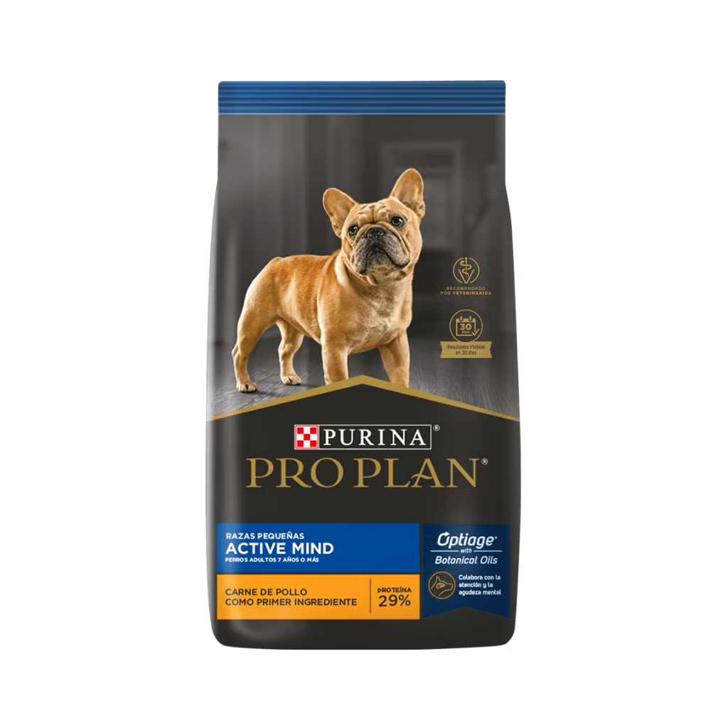Bolsa de alimento Pro Plan para perro senior de raza pequeña, Active Mind, 3 kg