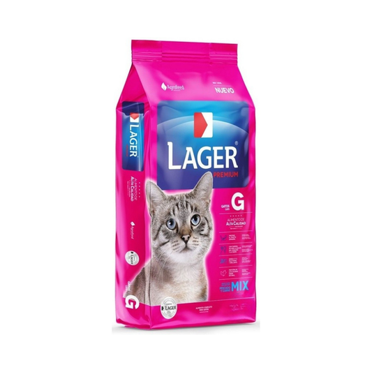 Bolsa de alimento Lager para gato adulto, 7,5 kg