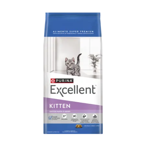 Excellent Kitten Smart  x 7.5 Kg + 5 Pouch Cat Chow de Regalo