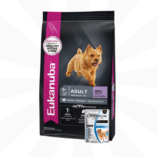Eukanuba Adult Small Breed x 15KG + 1 snack Rodeo x 70gr