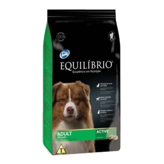 Equilibrio Adult All Breeds 15 + 3 Kg + Plato Acero Inoxidable Grande