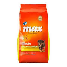 Bolsa de alimento Max para cachorro, sabor carne, 3 kg